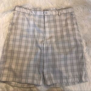 Tommy Armour men’s golf shorts size 38 gray plaid